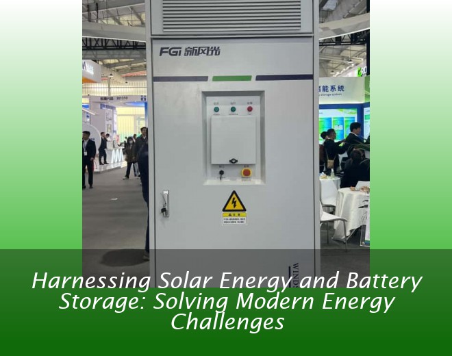 Harnessing Solar Energy and Battery Storage: Solving Modern Energy Challenges